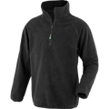 Kinder Fleece Sweater Result Recycled Half-Zip R905J Zwart